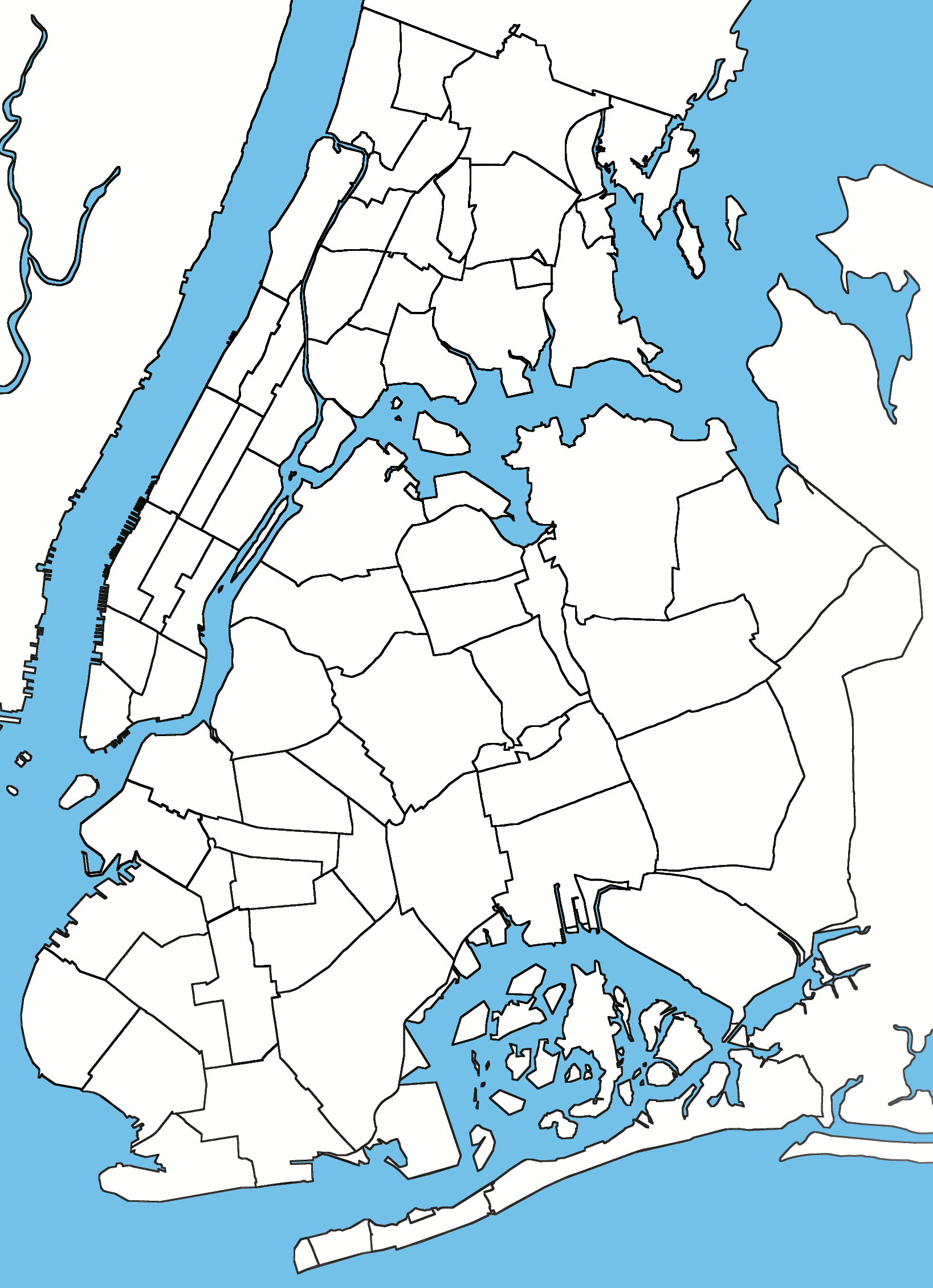 NYC violation activity map